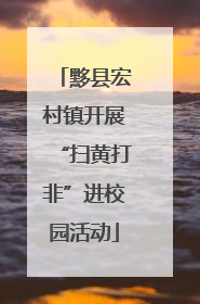 黟县宏村镇开展“扫黄打非”进校园活动